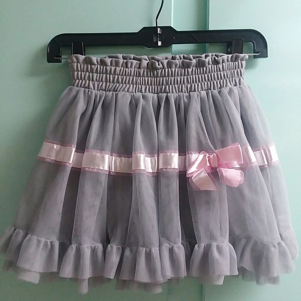 Sophia Grace & Rosie grey tutu